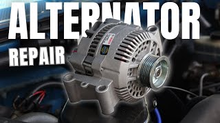 How To Test And Replace Your Truck & Car Alternator | Ford Bronco OBS