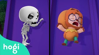 Five Little Monsters Sliding Down|Halloween Kids|Halloween Song |Pinkfong & Hogi