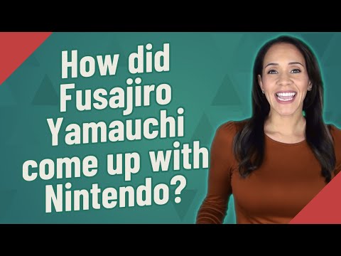 How did Fusajiro Yamauchi come up with Nintendo?
