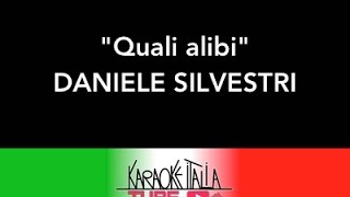 KARAOKE ITALIA TUBE - DANIELE SILVESTRI - QUALI ALIBI - VIDEO KARAOKE - BASE MUSICALE - INSTRUMENTAL