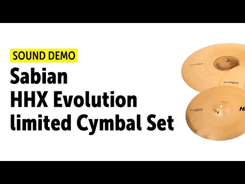 Sabian HHX Evolution limited Cymbal Set - Sound Demo