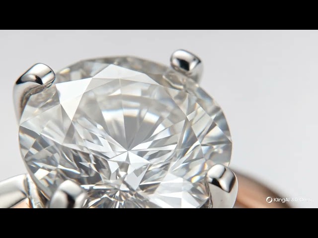 خاتم موزنايت فضة عيار 925