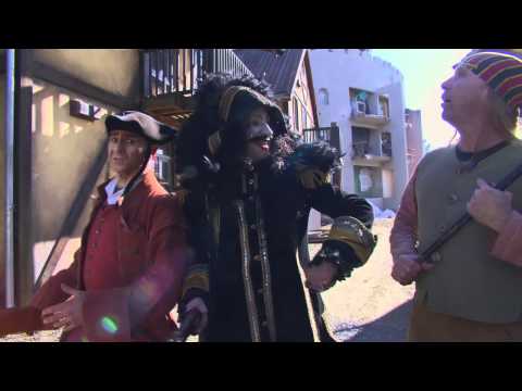 Kaptein Sabeltann inntar Abra Havn for første gang