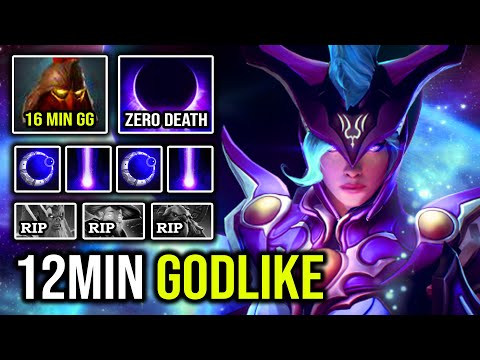 SUPER PUSH QUEEN 12Min Godlike 16Min GG | Amazing Dominator Micro Luna Beam + Centaur Stun DotA 2