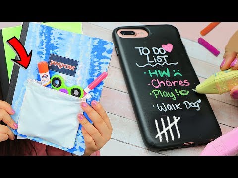 DIY Weird Back To School Supplies HACKS YOU NEED TO TRY! 2017 Video