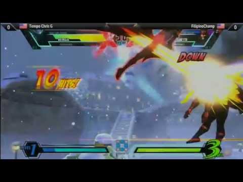 UMVC3 NorCal Regionals 2015 Top 8 Tempo Chris G vs Filipino Champ