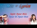 Aapke Pyaar Mein Pyaar Se Pyaar Hum Alka Yagnik Abhijeet MIX LYRICS 4K