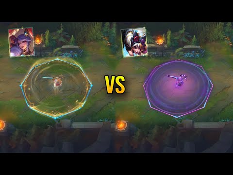 Battle Queen Gwen vs Soul Fighter Gwen Skin Comparison - League of Legends