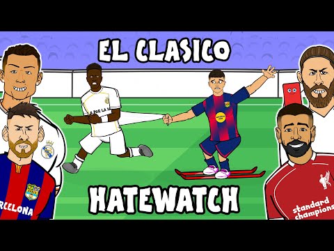EL CLASICO! Football Hatewatch😡 (Real Madrid 2-1 Barcelona Goals Highlights)