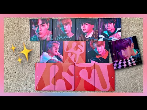 🤔💖A VERY Confused Unboxing of Monsta X 1st English Album All About Luv (All 11 Versions)