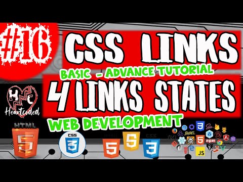 Css Links Basic Advance Html Css Javascript Lesson 16 Heartcoded Tagalog Tutorial