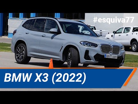 BMW X3 (2022) – Maniobra de esquiva #esquiva77 (moose test) y #eslalon77 | km77.com