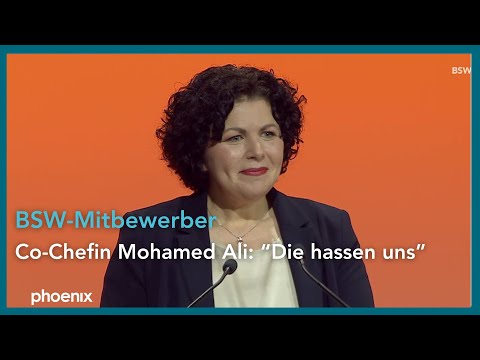 BSW-Parteitag: Rede von Amira Mohamed Ali (BSW-Parteivorsitzende) | 12.01.2025