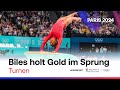Biles Mit Fulminanter Flugshow Im Sprung Zu Gold Olympia 2024 In Paris Turnen