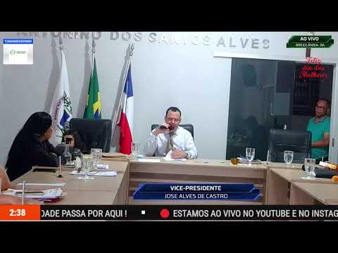 3ª Sessão Ordinária  da câmara de Brejolândia - BA  Sexta-Feira 6-03-2026 Biênio 2025-2026