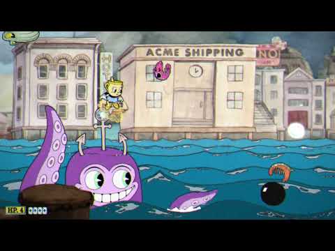 CUPHEAD DLC - PERILOUS PIERS - Run & Gun - Pacifist Rank, Ms. Chalice, No Damage