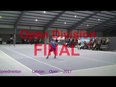 Crossminton - Open Division FINAL - ICO Speedminton® Latvian Open 2017