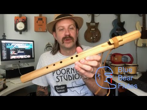 Blue Bear Western Cedar Flute: Unboxing & Initial Review (key of A minor)