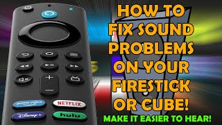 Fix ANY Sound Problem on Your Firestick or Cube - Make It Better To Hear! Show you the tweaks!