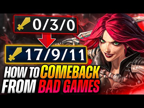 HOW TO COMEBACK VS HARDCOUNTER MATCHUPS AS KATARINA