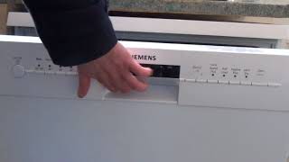 How to Tip #23 : Activate or deativate child lock on a Siemens IQ Dishwasher.