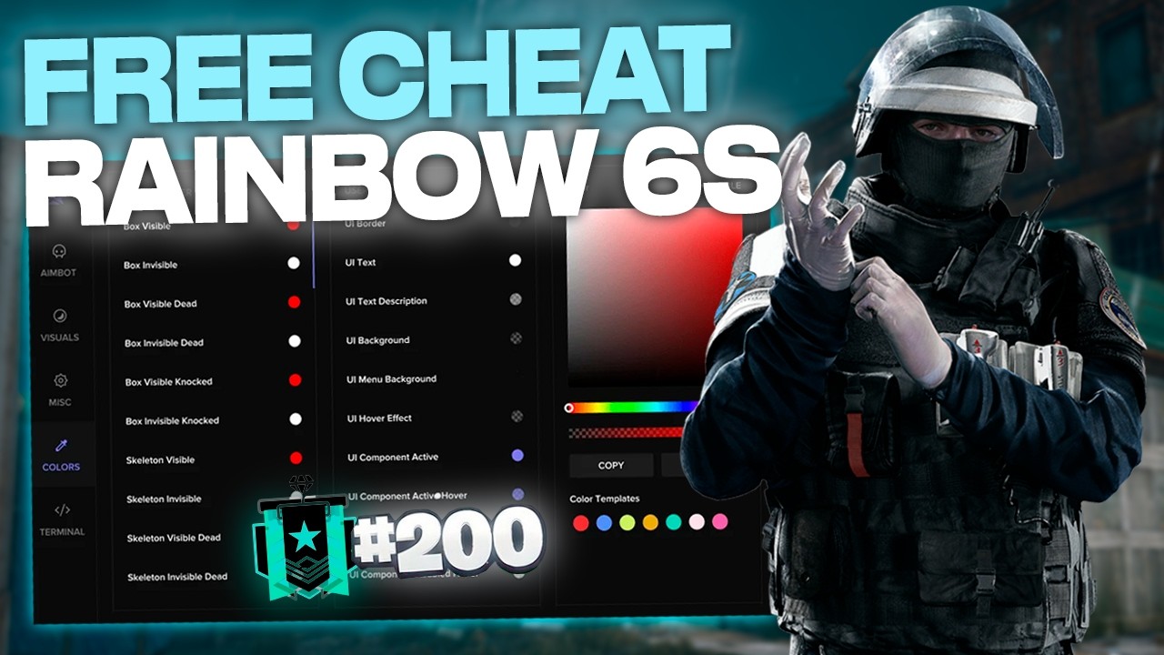 R6 Siege Cheats 2026 | ESP + Aimbot + Wallhack | Rainbow Six Hack Free Download