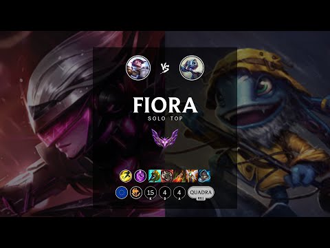 Fiora Top vs Fizz - EUW Master Patch 12.15