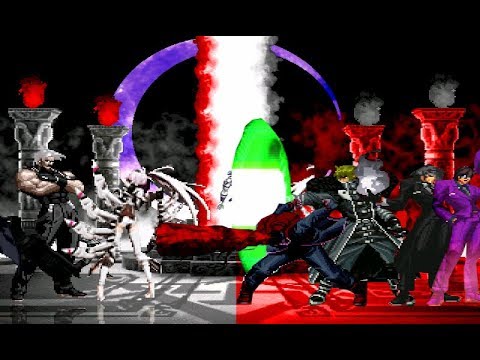 MUGEN KOF Archimonde Vs. Legendary Boss Team