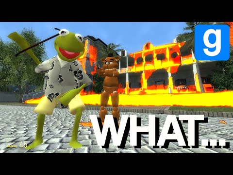 THIS INSANE MOD... LAVA + WATER - Garry's mod Sandbox