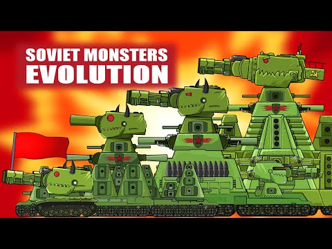 "Tank Evolution - From KV Mini to KV99" Cartoons about tanks