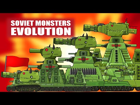 "Tank Evolution - From KV Mini to KV99" Cartoons about tanks