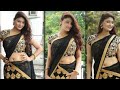 Unseen Actress Sagarika Sagarika Ghatge Photoshoot Video Saree Fashion