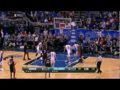 Heat  vs Magic Overtime New Record Highlights December 31, 2012