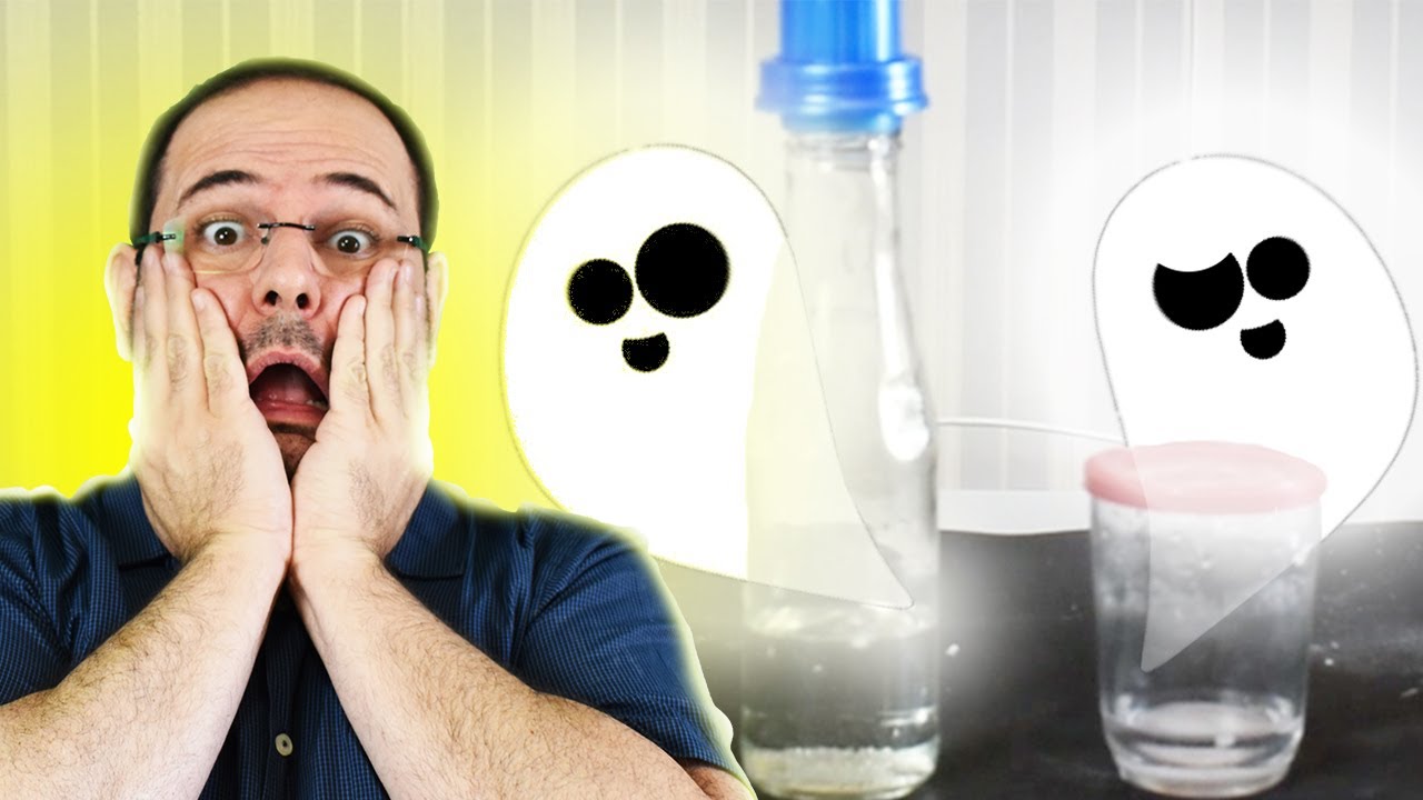 COMO FAZER A SUBSTÂNCIA INVISÍVEL FANTASMA QUE ASCENDE E APAGA O FOGO | EXPERIÊNCIA FÁCIL DE QUÍMICA