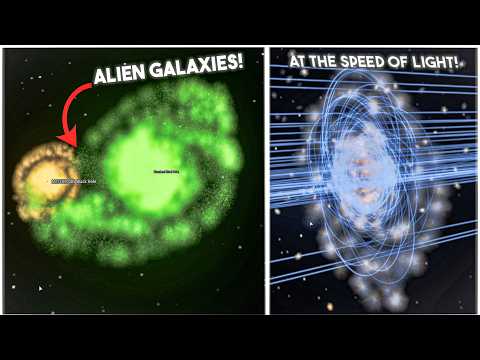 I Simulated GALAXY COLLISIONS at Light Speed... The Results Are MIND-BLOWING!