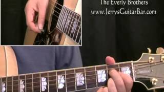 How To Play The Everly Brothers Bye Bye Love (full lesson)