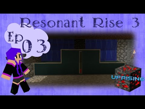 Modded Minecraft: Resonant Rise, Powering up with water wheels (ep 03)