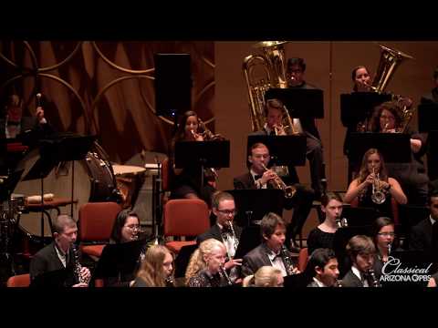 ASU Wind Ensemble perform Nishimura: Chasing Sunlight