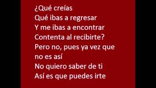 Selena - ¿Qué Creías? Lyrics/Letra