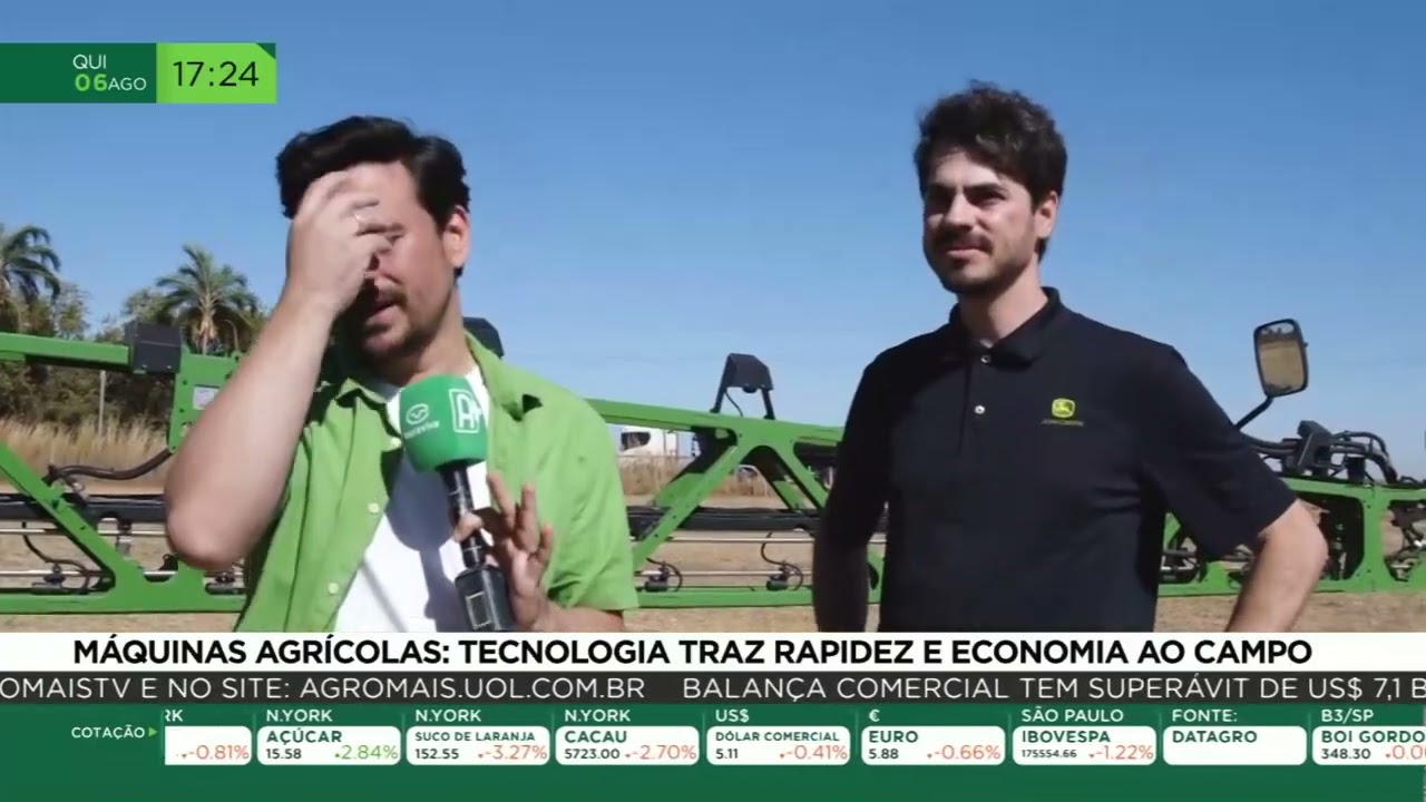 Máquinas agrícolas: tecnologia traz rapidez e economia ao campo