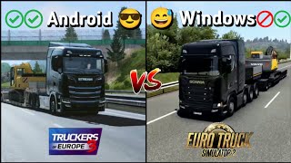 Best Comparison between Euro Truck Simulator 2 and Truckers of Europe 3