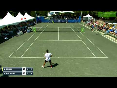 Noah Rubin vs Marc Polmans - Tallahassee 2018 FINAL
