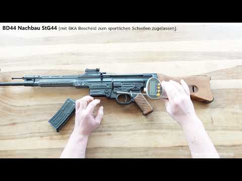 Introducing the BD44 replica of an StG44 in 7.92x33mm short caliber.