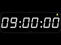 9 Hour - TIMER & ALARM - 1080p - COUNTDOWN