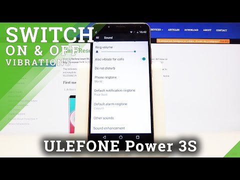 How to Enter Vibration Settings in ULEFONE Power 3S – Change Vibration