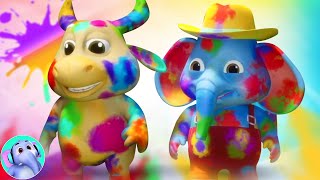 Holi Hai, होली है, Hindi Nursery Rhymes and Songs for Kids