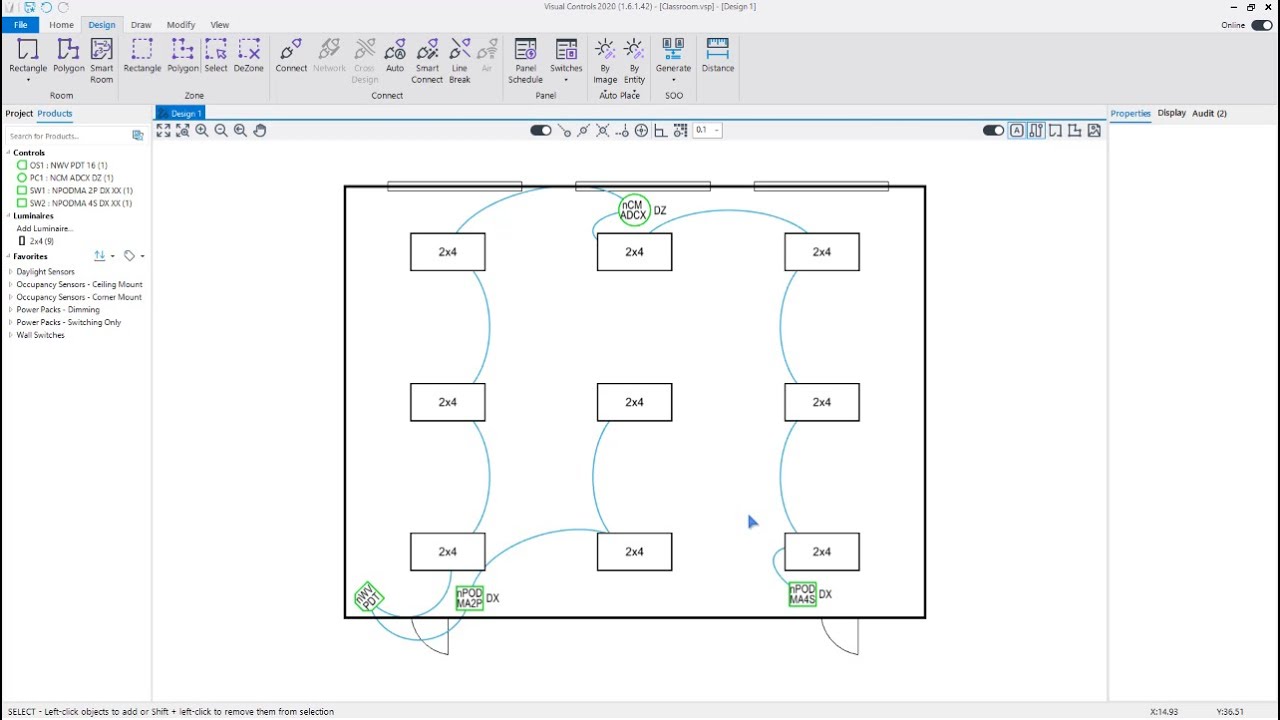 Visual Controls - Basic Wired Design
