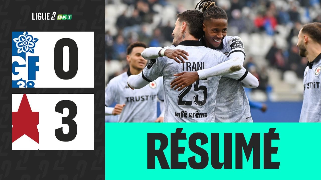 Grenoble Foot 38 vs Red Star Highlights