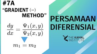 PERSAMAAN DIFERENSIAL #7A: Reduced Homogeneous Method (The Same Gradient Algorithm)