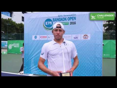 Duckworth Reacts To Bangkok Challenger 2016 Title